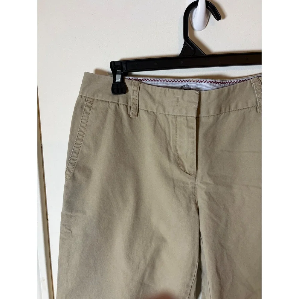Izod Saltwater Edition Khaki Chino Pants Tan Cotton Straight Leg Mens